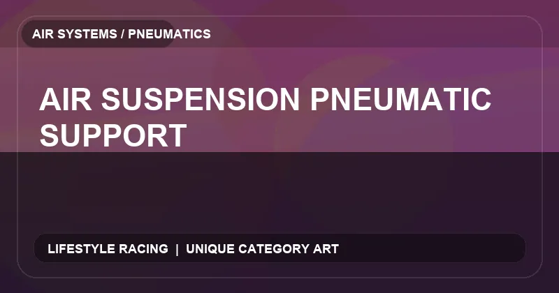 Air Suspension Pneumatic Support